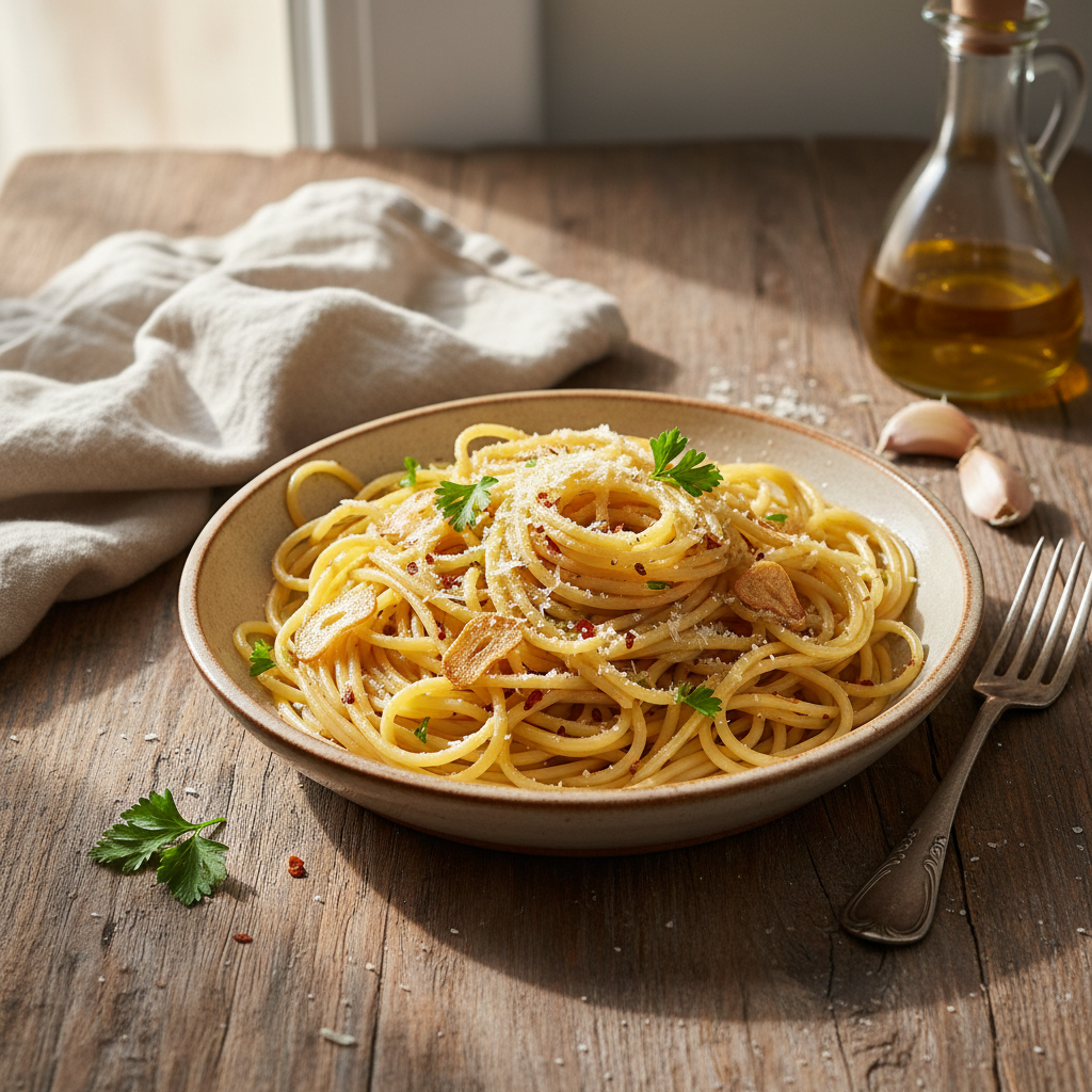 Pâtes Aglio e Olio