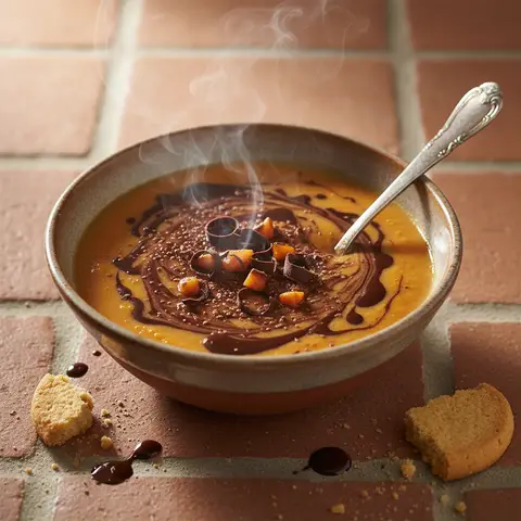 Schokoladen-Möhren-Suppe
