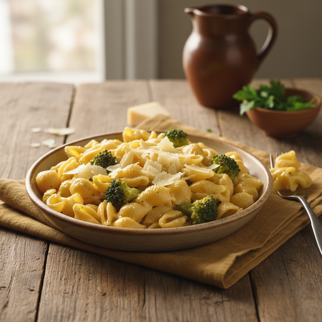 Pâtes au Gruyère et Brocoli