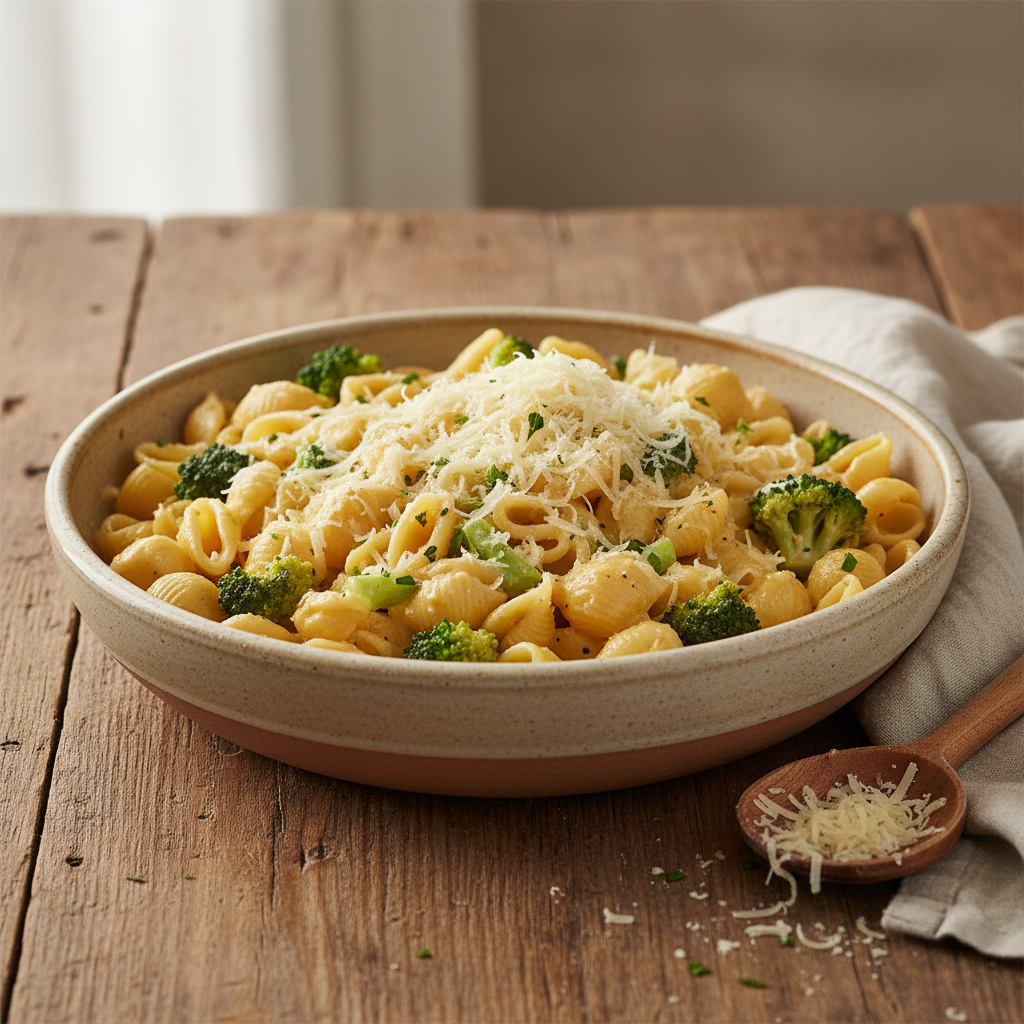 Pâtes au Gruyère et Brocoli