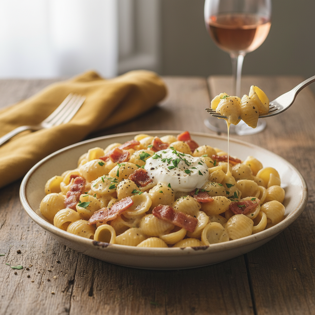 Pâtes Carbonara Simplifiée