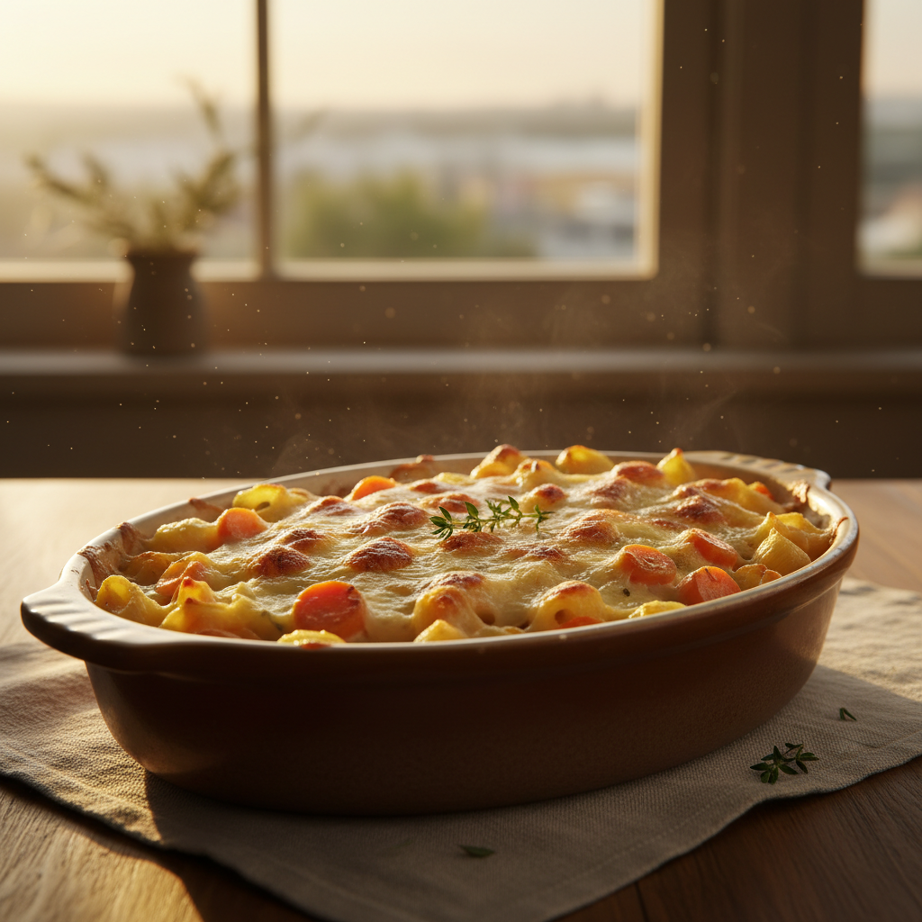 Gratin de Pâtes Végétarien