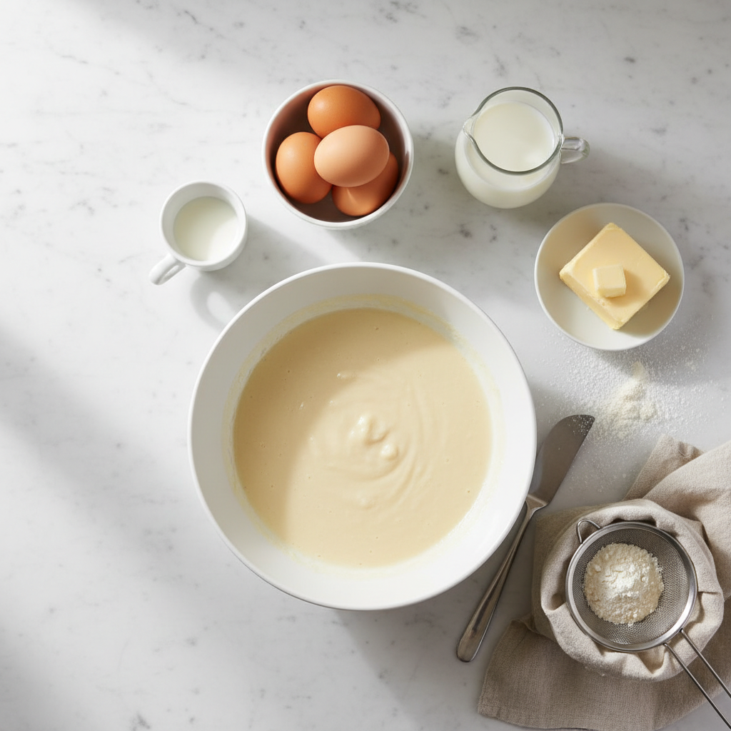 Pâte à Crêpe Basique