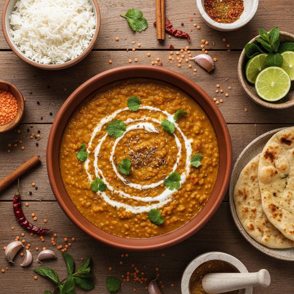 Curry de Lentilles Asiatique Rapide