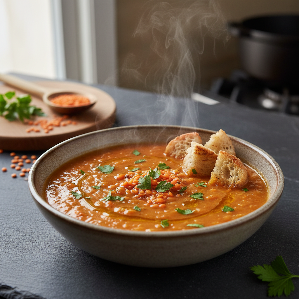 Soupe de Lentilles Corail