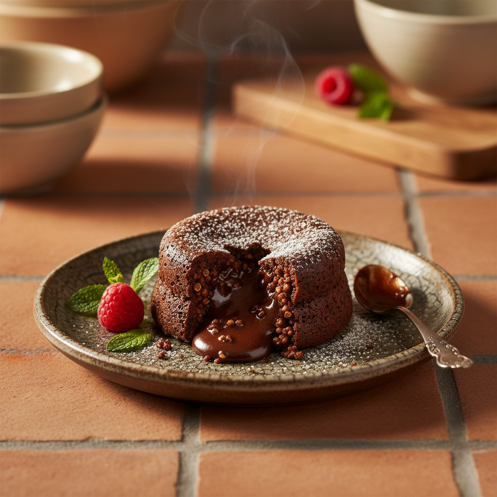 Fondant au Chocolat et Quinoa