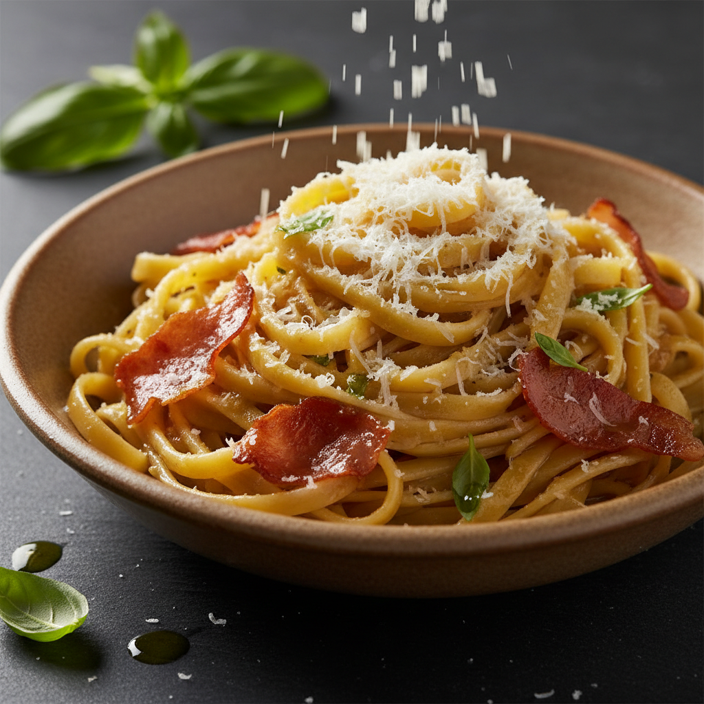 Pâtes Jambon Parmesan Sauce Olive