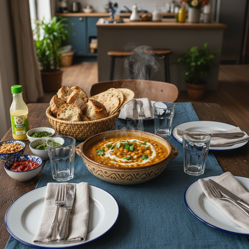 Curry de Pois Chiches Express