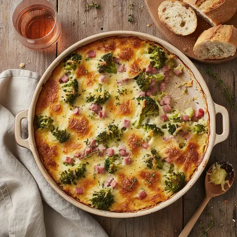 Broccoli and Ham Bake