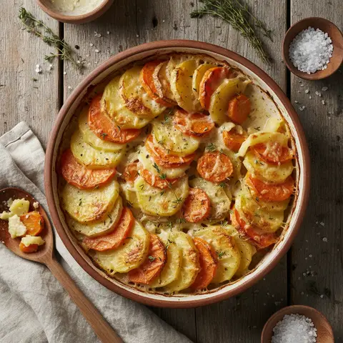 Potato and Carrot Gratin