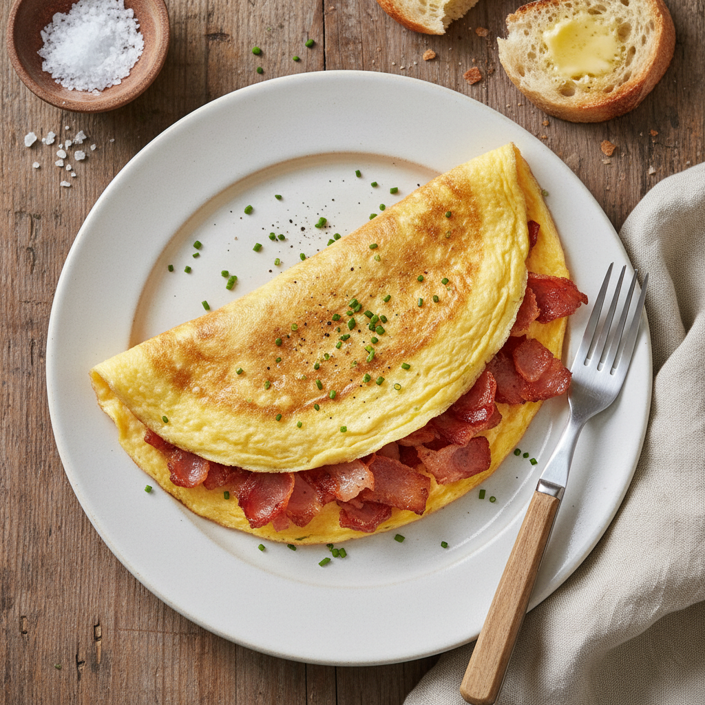 Omelette au Jambon