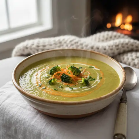 Cremige Brokkoli-Karotten-Suppe