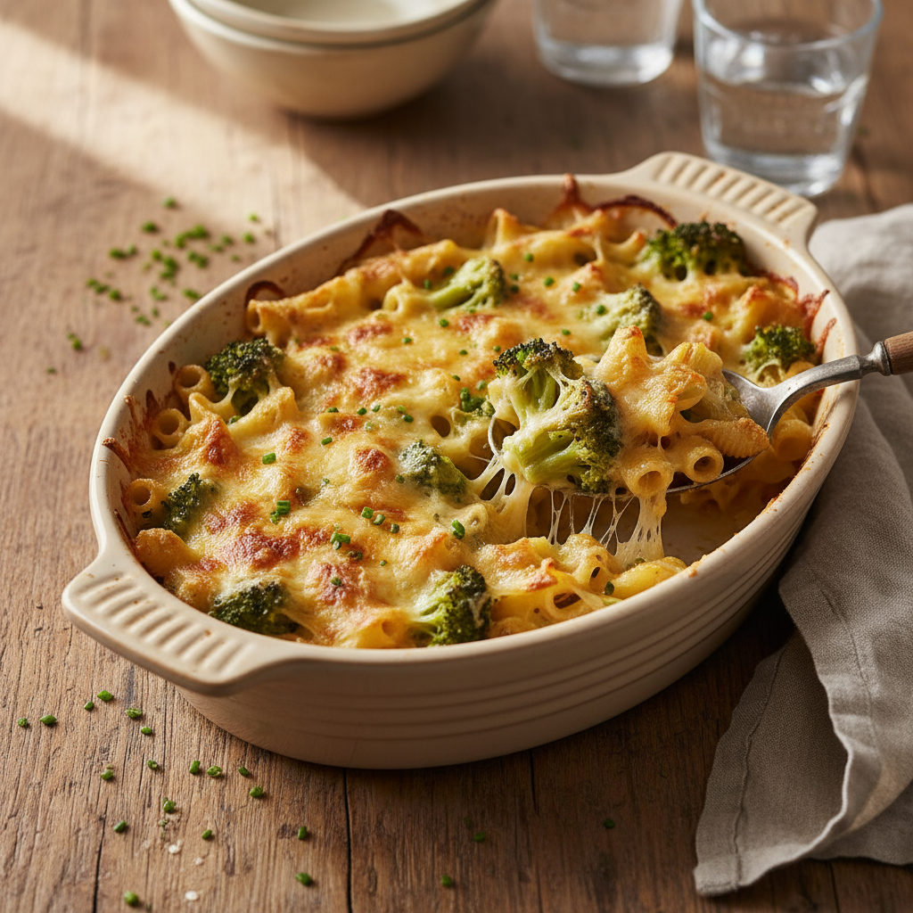Pâtes au Gruyère et Brocoli
