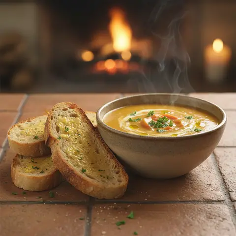 Blumenkohl- und Möhrensuppe