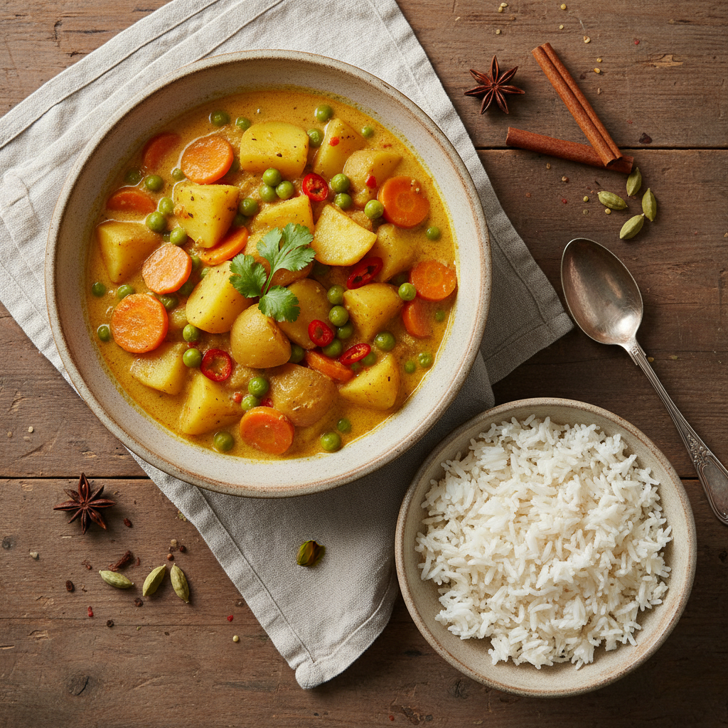 Curry de Légumes à la Noix de Coco