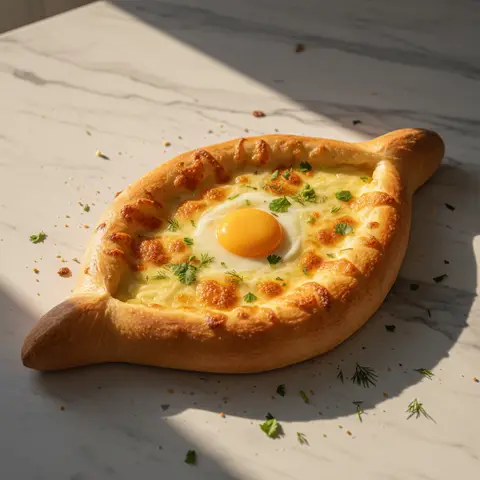 Khachapuri – Georgisches Käsebrot