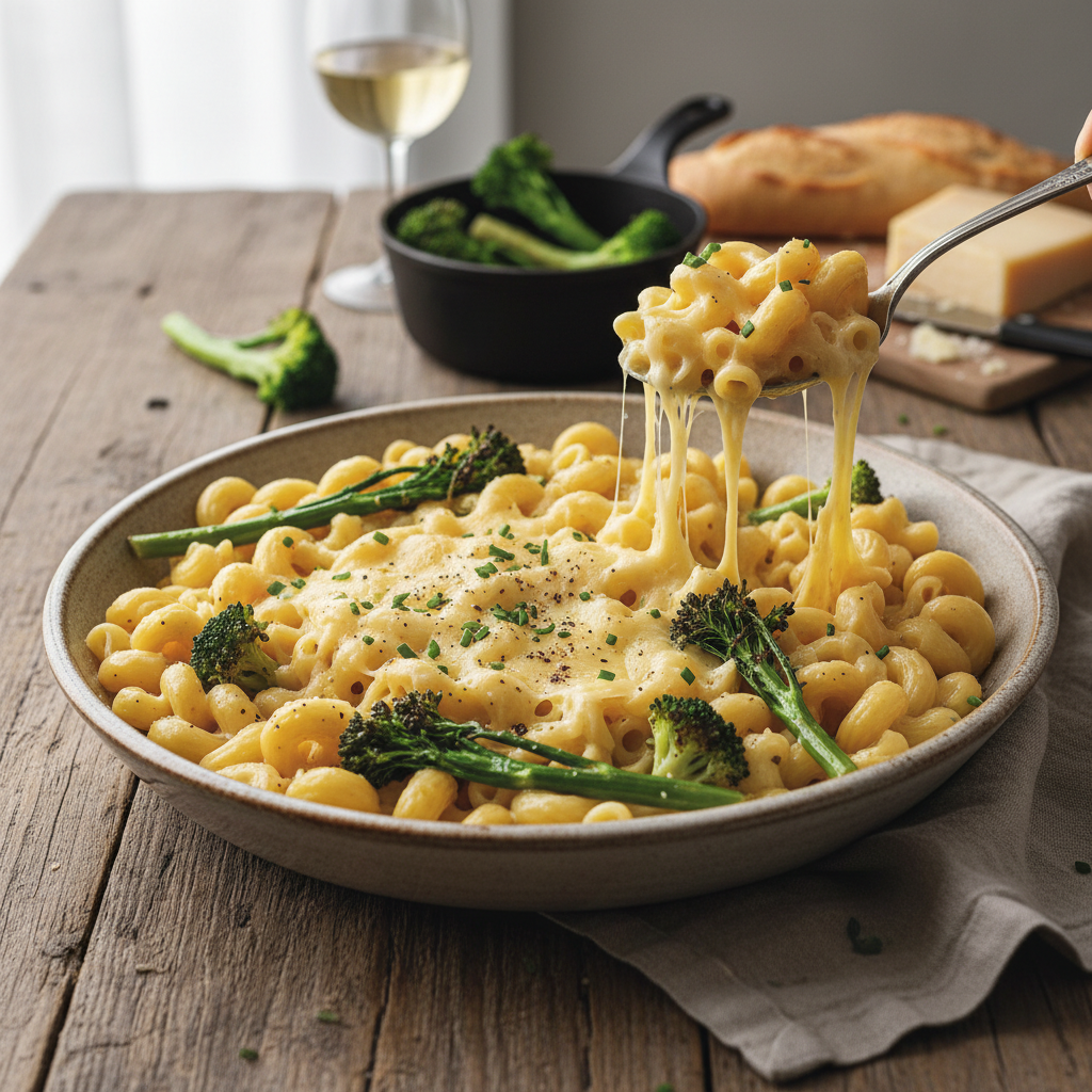 Pâtes au Gruyère et Brocoli