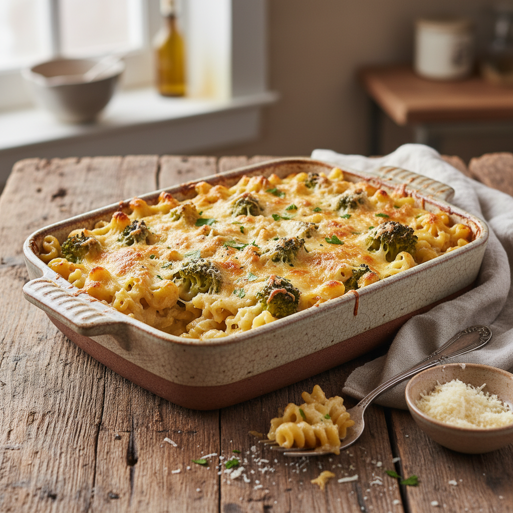 Pâtes au Fromage et Brocoli