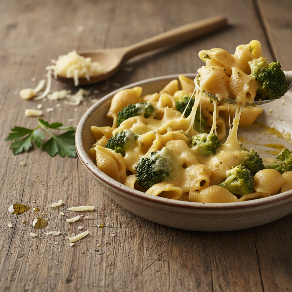 Pâtes au Gruyère et Brocoli