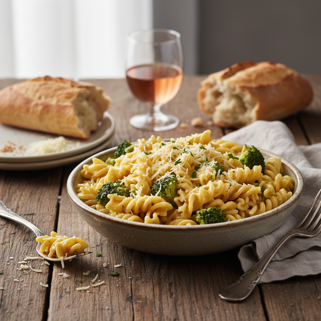 Pâtes au Gruyère et Brocoli