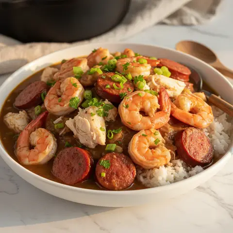 Cajun-Meeresfrüchte-Gumbo