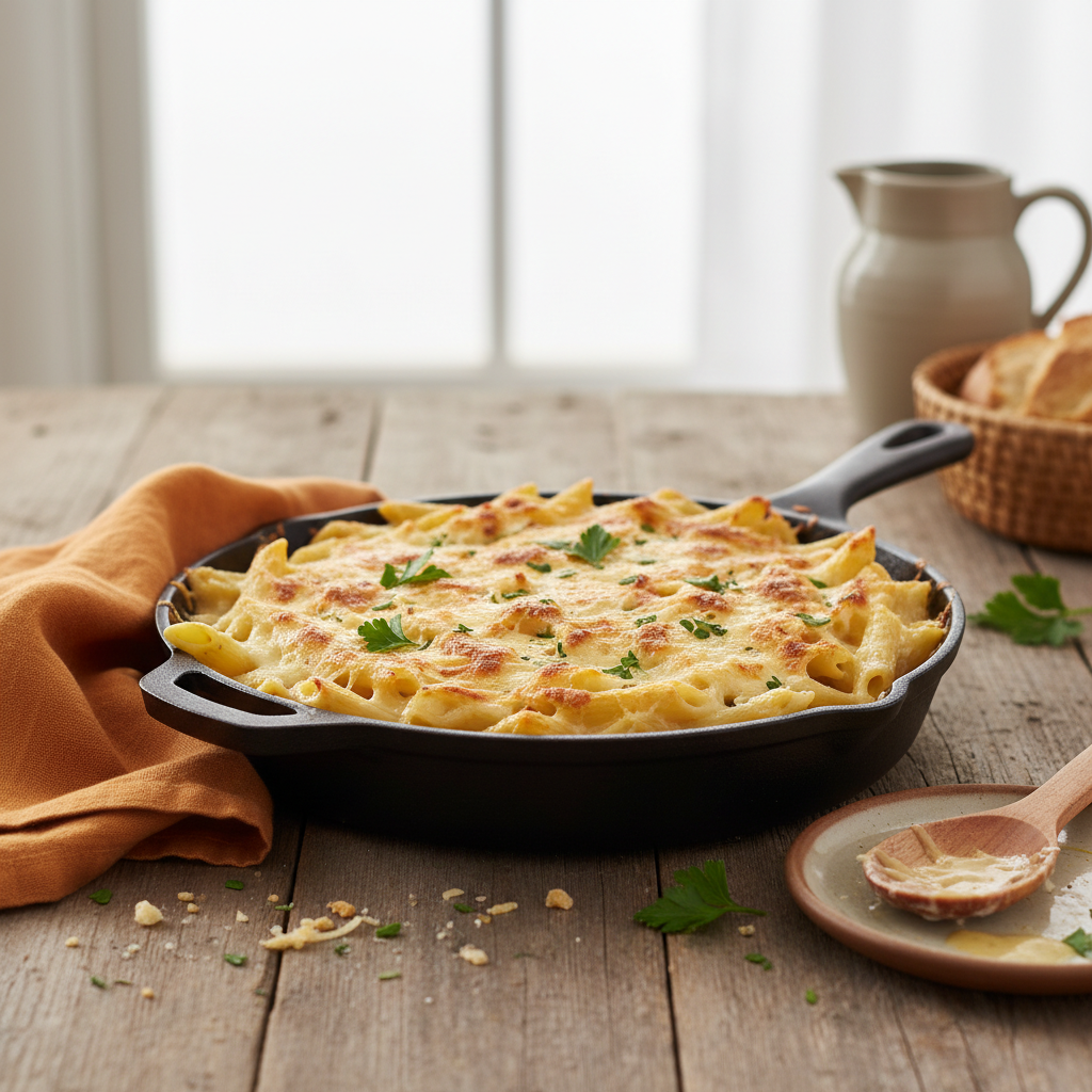 Gratin de Penne Béchamel Facile