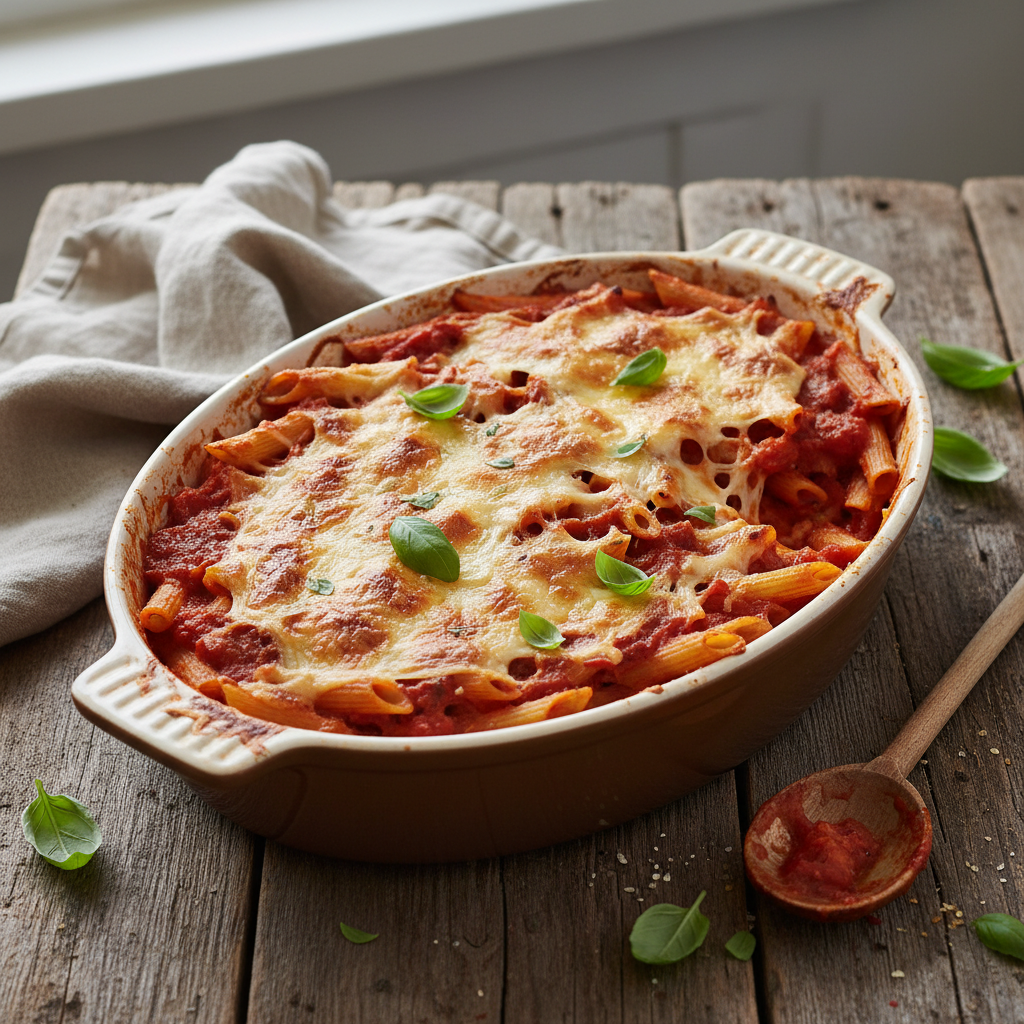 Gratin de Penne Végétarien