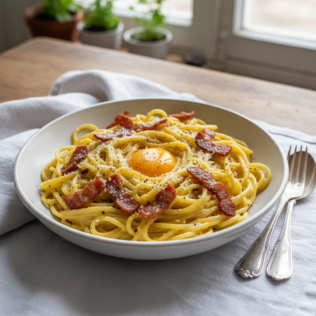 Pâtes Carbonara Gourmande
