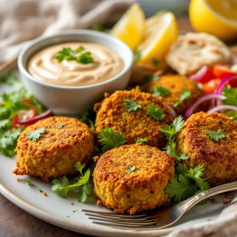 Falafels Égyptiens aux Fèves et Tahina