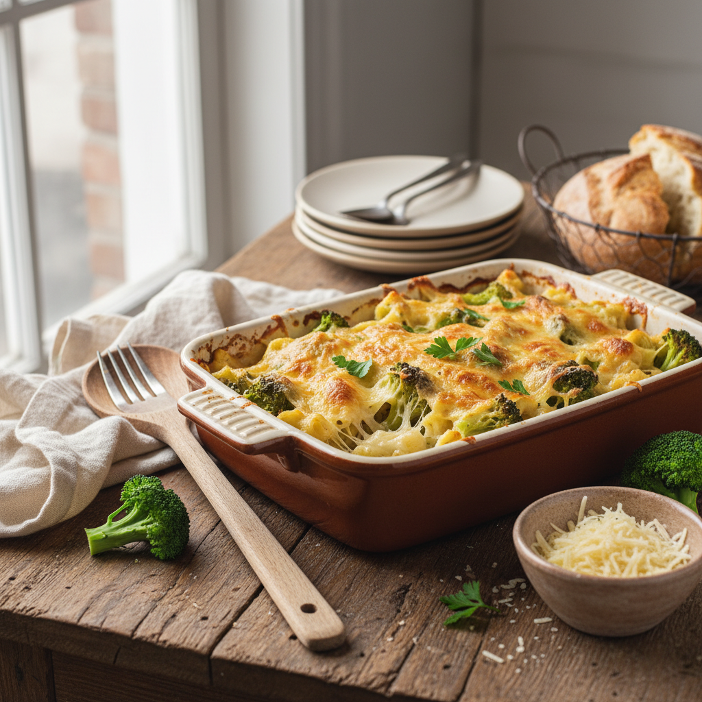 Pâtes au Gruyère et Brocoli