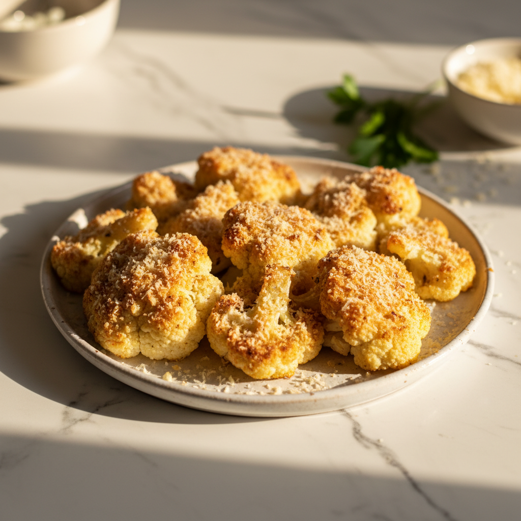 Chou-fleur rôti au Parmesan