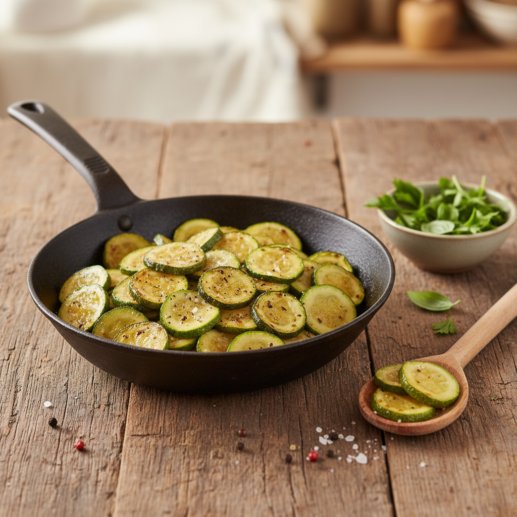 Courgettes Sautées à la Poêle - Style Wok