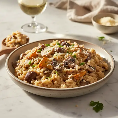 Risotto mit Pilzen