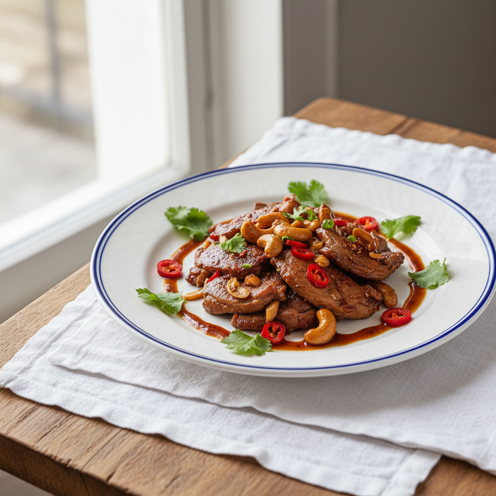 Canard aux Noix de Cajou à la Chinoise