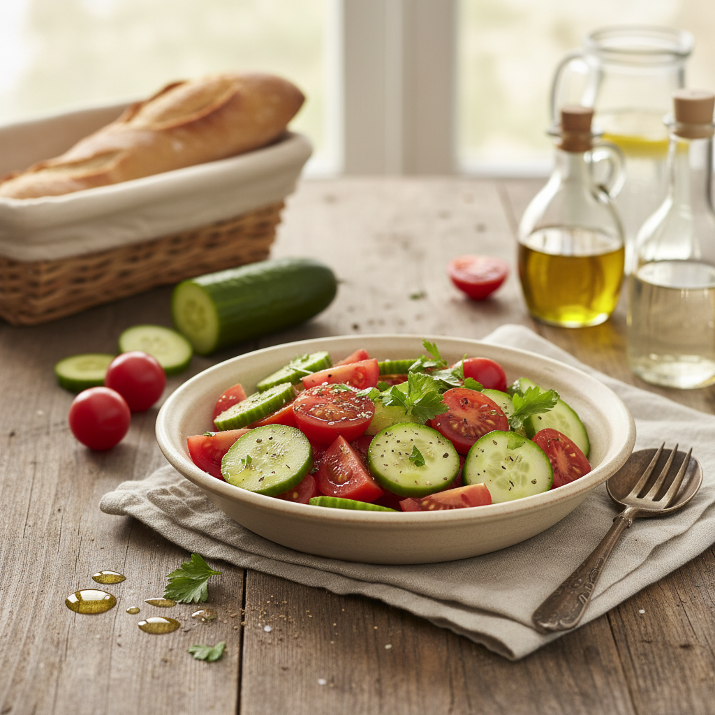 Salade Tomate Concombre