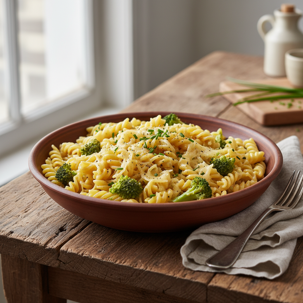 Pâtes au Gruyère et Brocoli
