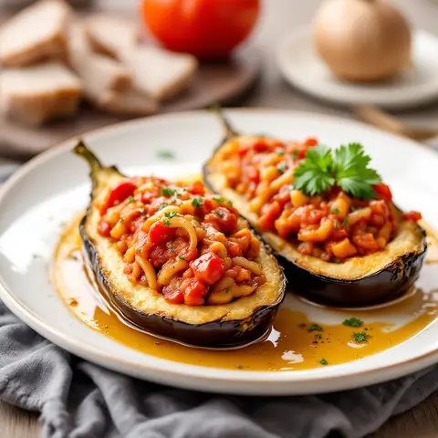 İmam Bayıldı (Aubergine Farcie)