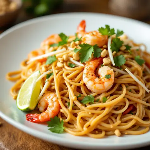 Pad Thaï aux Crevettes
