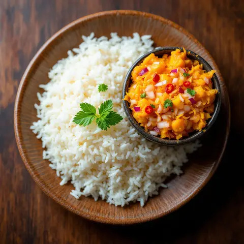 Pol Sambol avec Riz