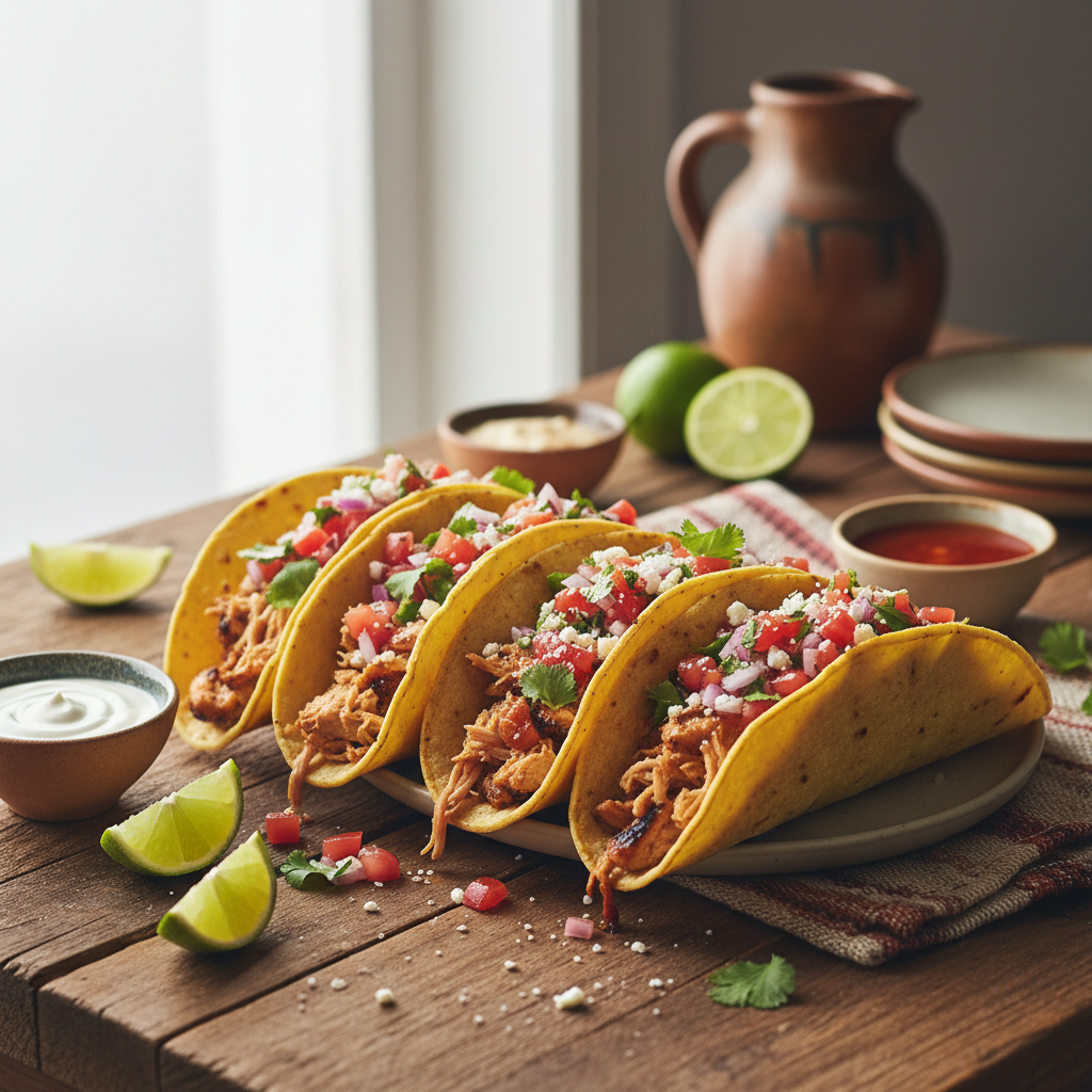 Tacos de poulet grille