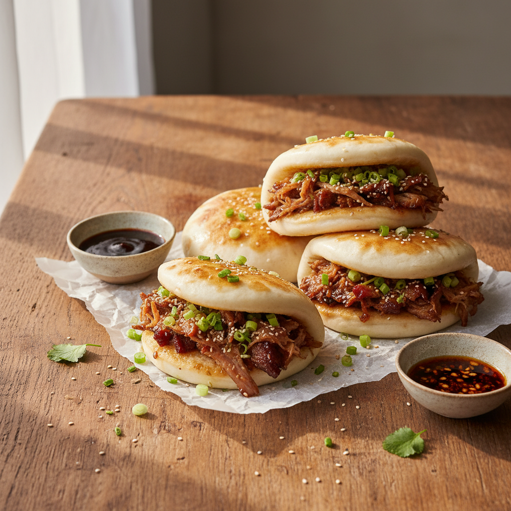 Bao buns au porc