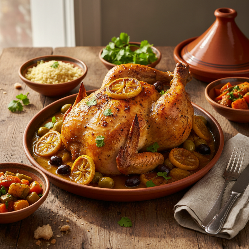 Poulet au citron confit