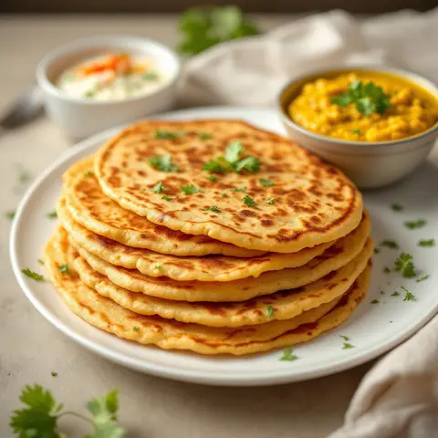 Roti Canai avec Dhal