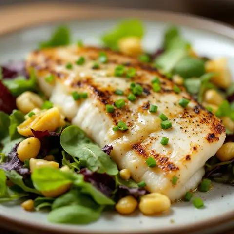 Salade de Sole et Artichauts Poêlés