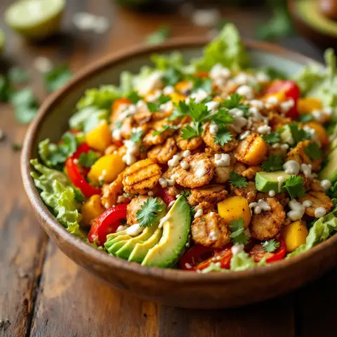 Salade Mexicaine au Maquereau Fumé