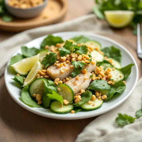 Salade Thaï au Bar Mariné