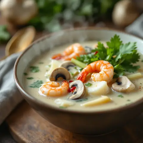 Tom Kha Gai aux Crevettes